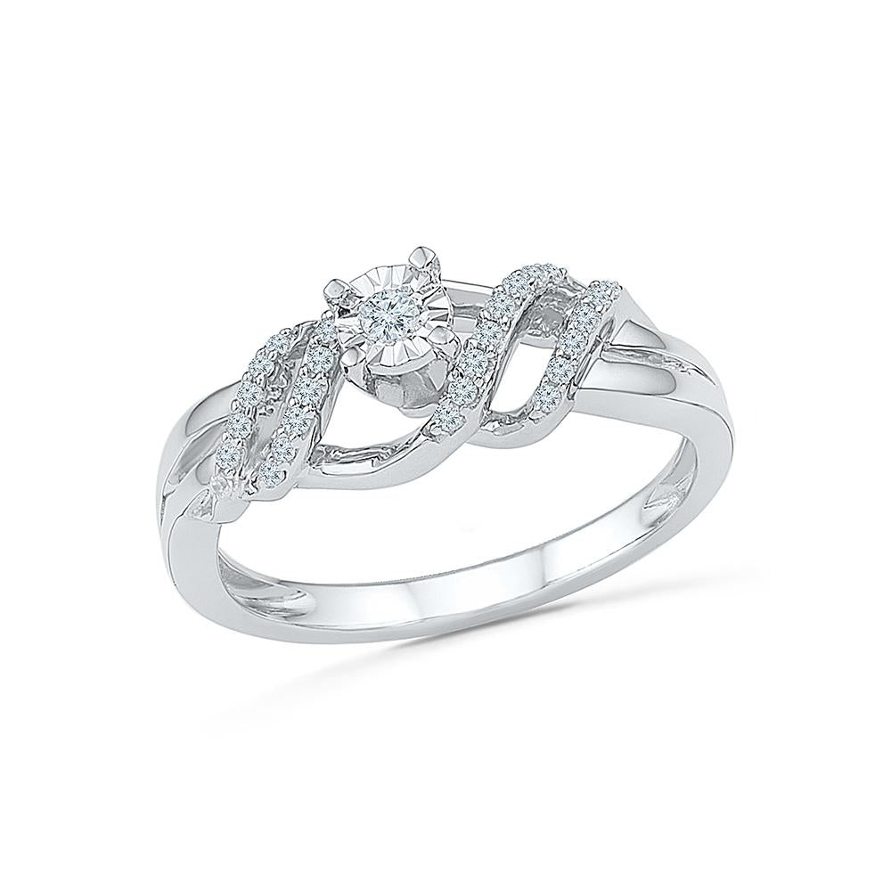 14K Gold Diamond Wedding Ring, Minimalist Diamond Cluster Ring ,Diamond  Cocktail Ring, Ring For Womens ,Diamond Wedding Bands, Stacking Ring