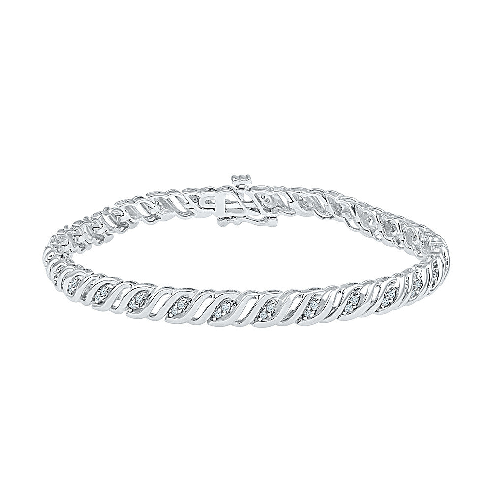 Double Line Tennis Bracelet - Avtaara Jewelcarnation | Online Jewellery  Shopping Store