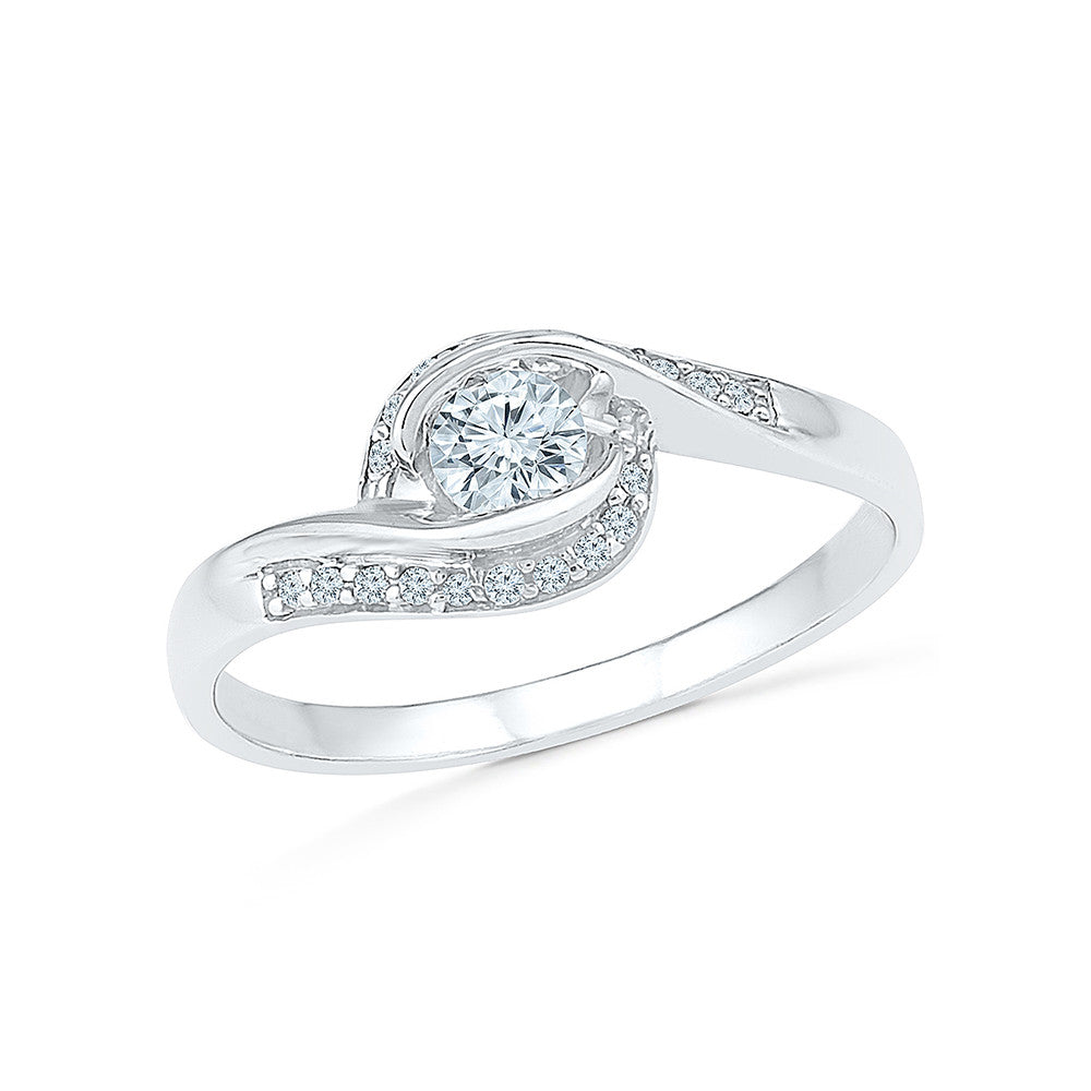 1 Carat Round Diamond Ring | Jewelbox