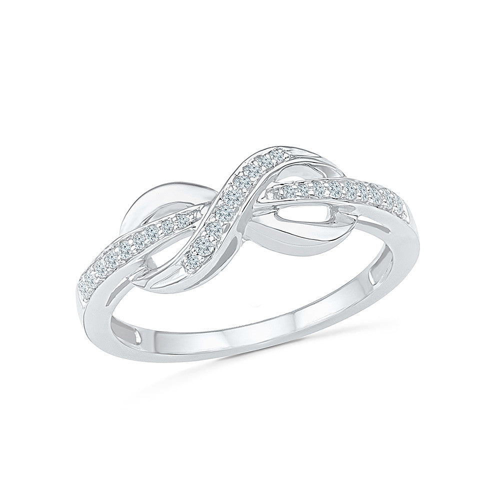 Infinity 18K Gold & Diamond Ring - R Narayan Jewellers | R Narayan Jewellers