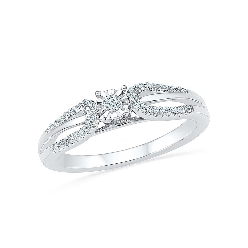 30-Pointer Infinity Platinum Solitaire Ring for Women JL PT 468
